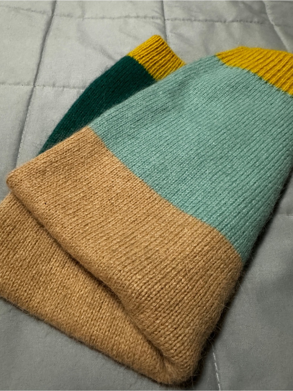 H&M Color-Block Knit Infinity Scarf - Wool Blend, One Size - Picture 6 of 6
